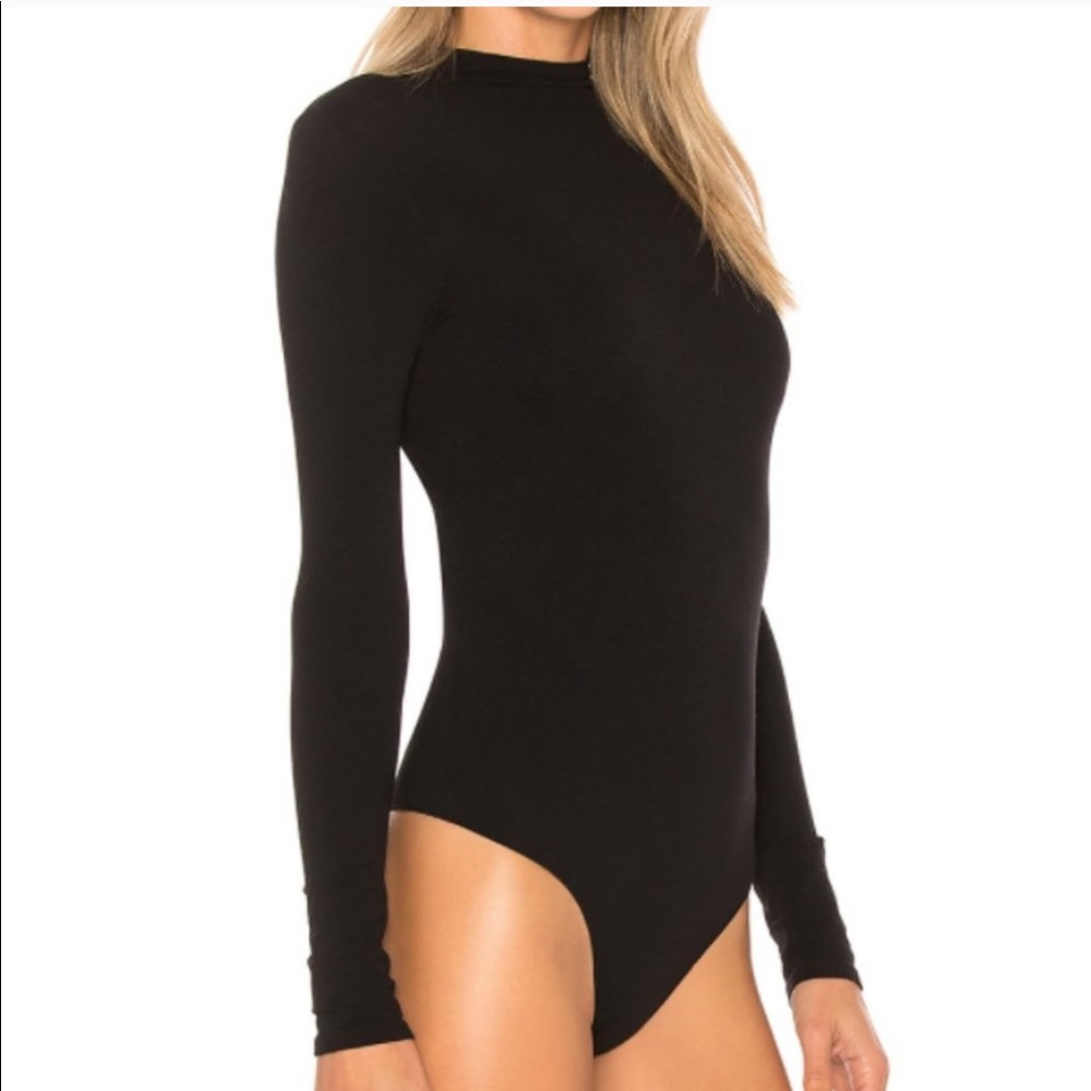 LAST ONE Commando Body Turtleneck Bodysuit Black - Picture 5 of 7
